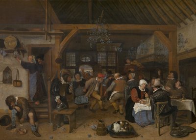 Wedding Feast by Jan Havickszoon Steen